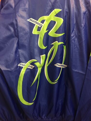 L VINTAGE 1980s Dura Ace Deore SHIMANO Cycling Jersey Wind Jacket SANTINI ITALY - Fresh Stock Dated December 2025