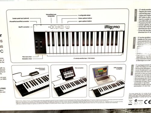 iRig Keys Pro BLACK - Fresh Stock Dated February 2026