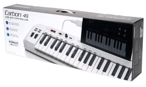 Samson Carbon 49 Key USB MIDI DJ Keyboard Controller+Komplete Elements Software - Fresh Stock Dated February 2026