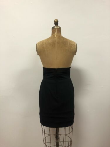 Vintage 1980’s GIANNI VERSACE Black Super High Waisted Skirt Fabulous! - Fresh Stock Dated February 2026