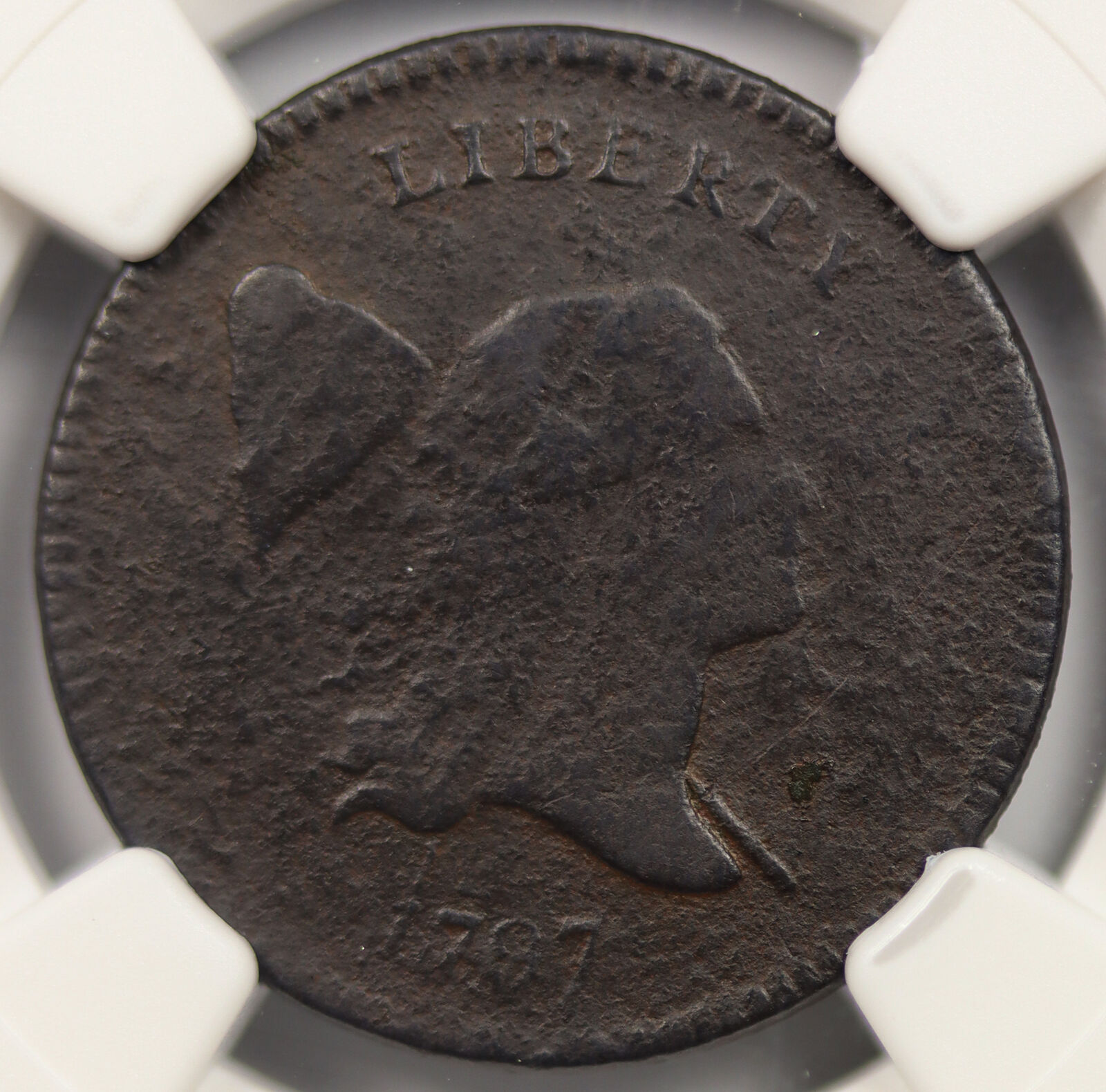 1797 1/1 Plain Edge C-1 Liberty Cap Half Cent 1/2C VF Details NGC - Fresh Stock Dated December 2025