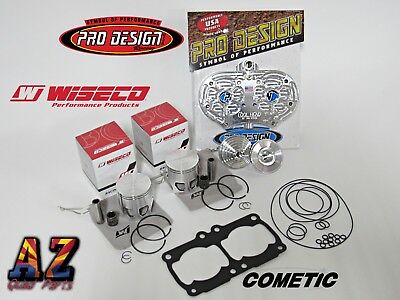 Yamaha RZ350 RZ 350 Athena 68mm Big Bore 421 Stroker Crank Pistons Pro Head Dome - Fresh Stock Dated February 2026