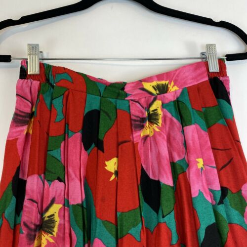 Vintage CITYWEAR Floral A-line Midi Skirt Size 8 M - Fresh Stock Dated February 2026