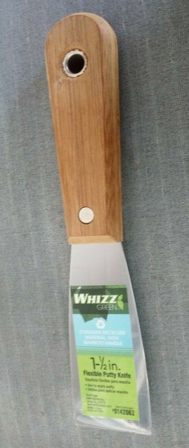 Whizz 0142062 1-1/2-Inch Flexible Putty Knife With Wood Handle, Box of 6 - Fresh Stock Dated February 2026