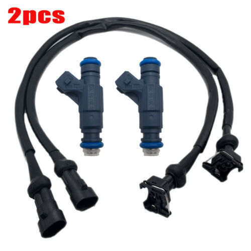 2 *Fuel Injector with Pigtail Harness FOR Polaris Ranger RZR Sportsman 700 800 - Fresh Stock Dated February 2026