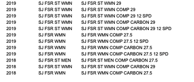 Specialized MY19 SJ FSR J1 Carb/Alloy Bearing Kit - Fresh Stock Dated February 2026