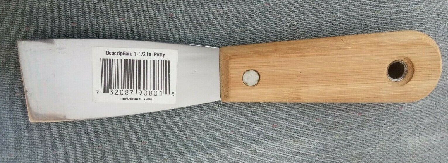 Whizz 0142062 1-1/2-Inch Flexible Putty Knife With Wood Handle, Box of 6 - Fresh Stock Dated February 2026