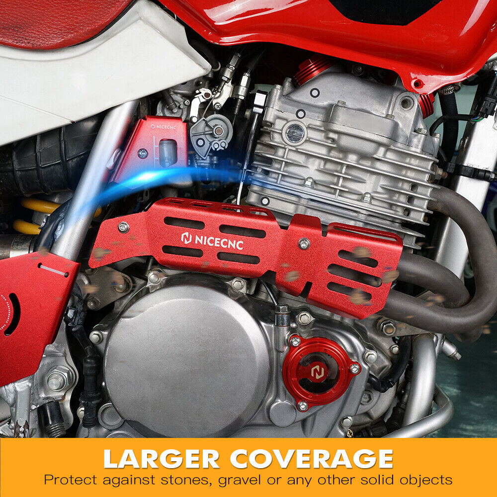 NiceCNC Pipe Heat Shield Cover Guard For Honda XR650L 1993-2022 - Fresh Stock Dated February 2026