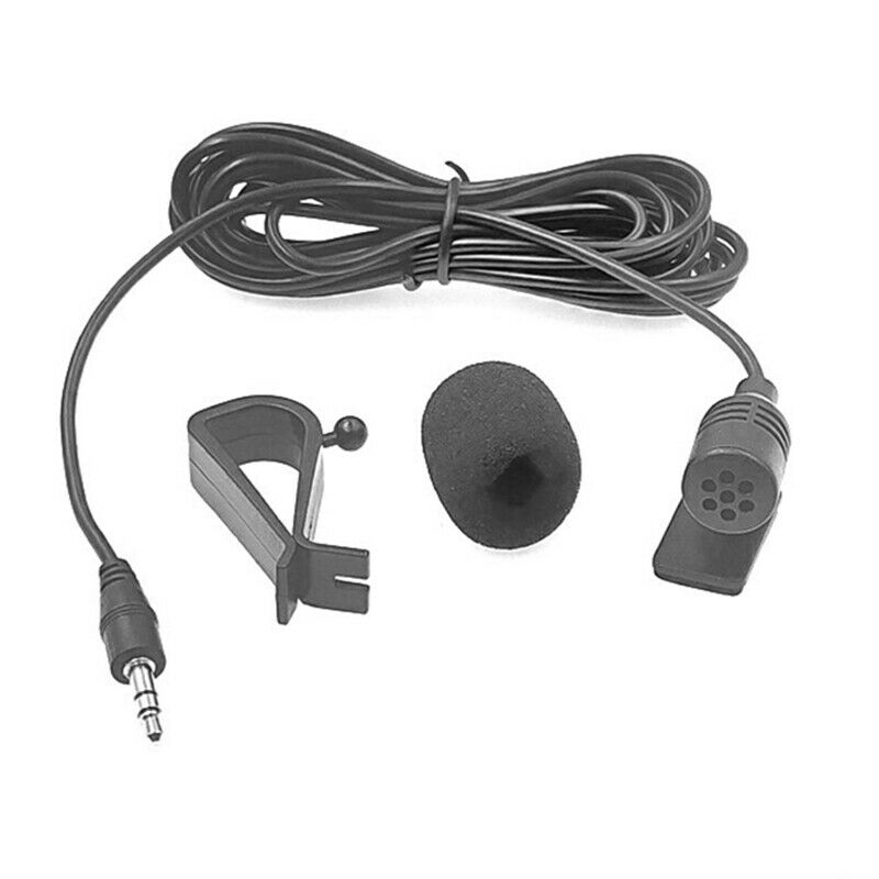 3.5mm Mic Car Vehicle Radio Stereo GPS Enabled Audio DVD External Microphone - Fresh Stock Dated February 2026
