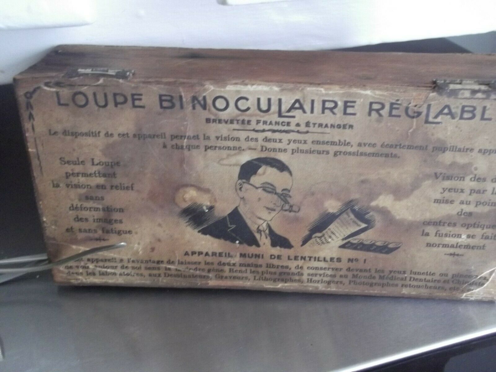 1920S JEWELLERS' REPAIR MAGNIFYING GLASSES IN RARE ORIGINAL BOX-OPTICAL-WATCHES - Fresh Stock Dated February 2026