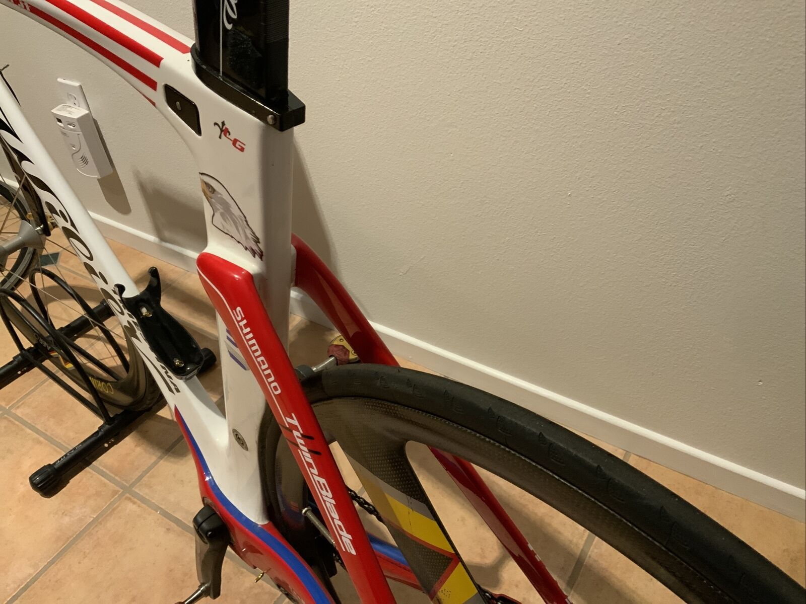 Wilier Time Trial bike US National UHC Team Twin Blade Ultegra & Corima Wheels - Fresh Stock Dated February 2026