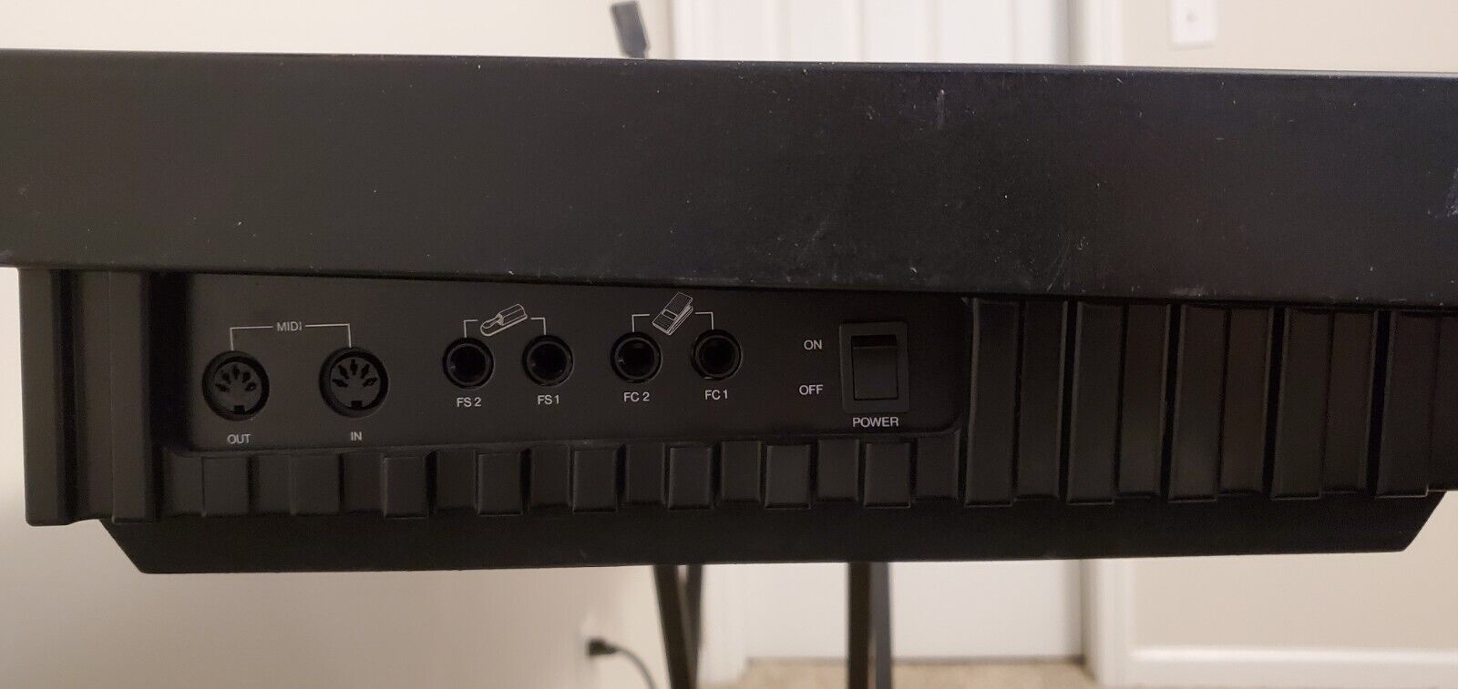 Yamaha KX88 MIDI Controller Keyboard and wheeled flight/tour case and cords - Fresh Stock Dated February 2026