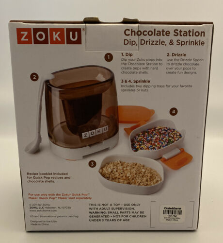 Zoku Chocolate Station for Quick Pop Maker Pops - brand New,fast shipping. - Fresh Stock Dated December 2025