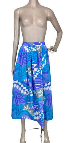 Vintage 60's/70's Malia Colorful Abstract Floral Brocade Maxi Skirt Plus Size 16 - Fresh Stock Dated March 2026