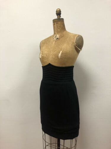 Vintage 1980’s GIANNI VERSACE Black Super High Waisted Skirt Fabulous! - Fresh Stock Dated February 2026