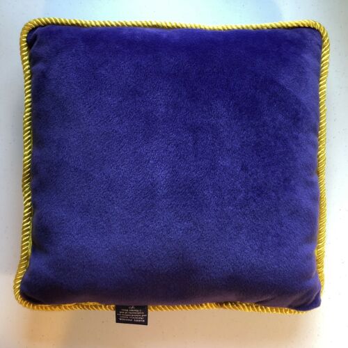 Vintage Harry Potter Purple Golden Snitch Throw Pillow 14 x 14 Very Clean 2001 - Fresh Stock Dated December 2025