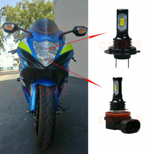 For 2011-2020 Suzuki GSXR 600 & 750 6000K LED Headlight Bulbs High Low Beam Kit - Fresh Stock Dated February 2026