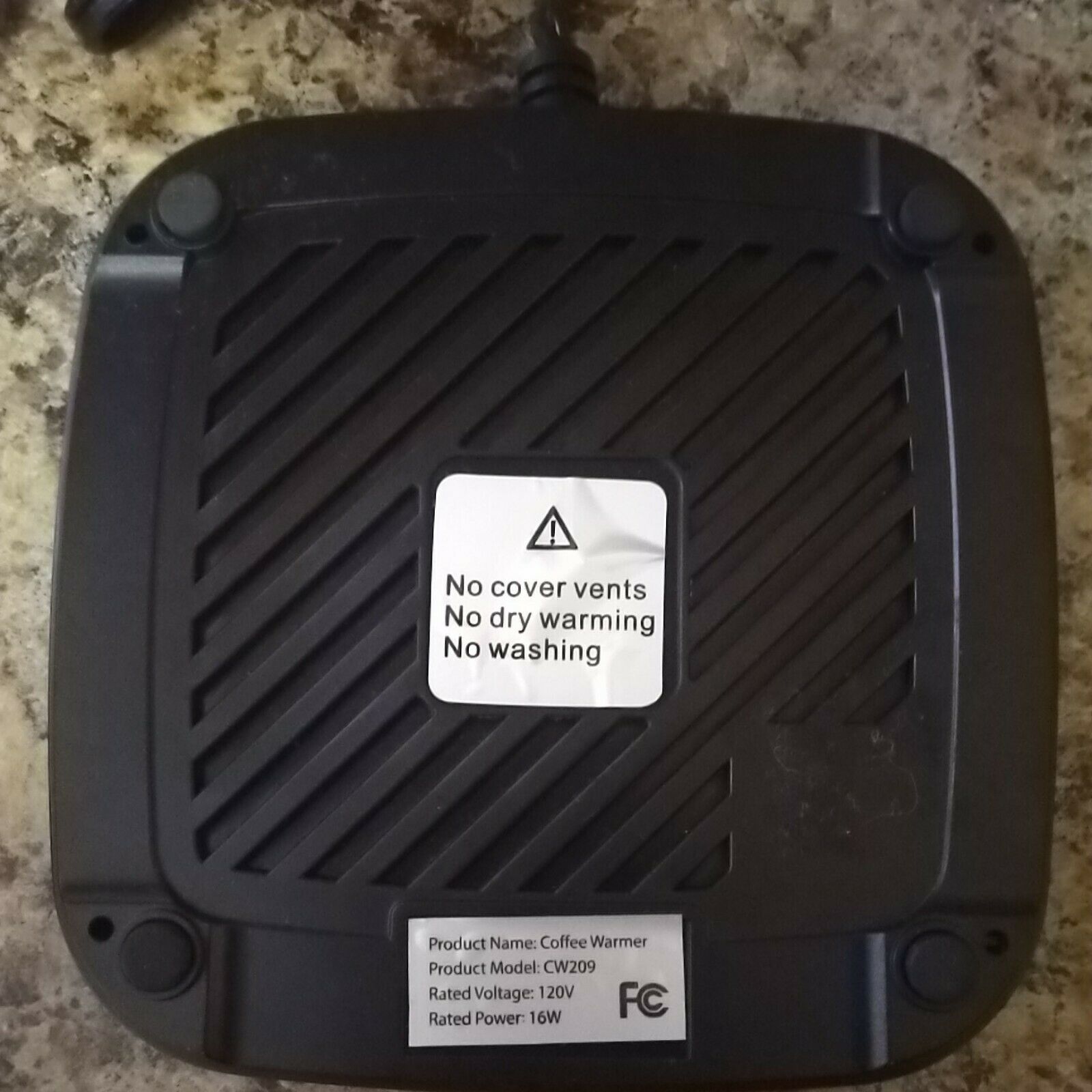 Howay Coffee Warmer CW209 16W 120V - Fresh Stock Dated February 2026