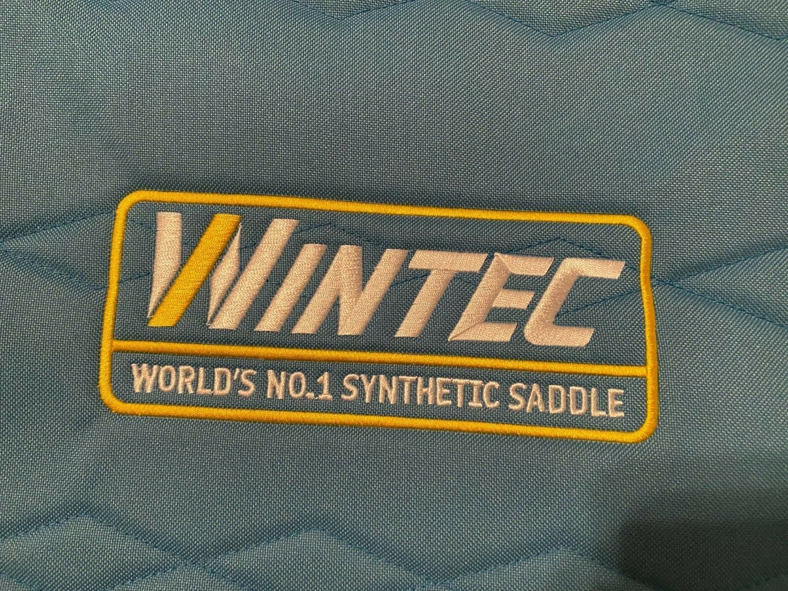 NEW BLUE WINTEC ENGLISH SADDLE COVER BAG / CARRIER WITH HANDLE STRAP - Fresh Stock Dated February 2026