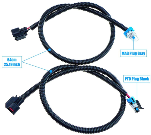 Fuel Injectors w/Gray Black Pto Mag Plug Wiring Harness for 2011-2017 Polaris - Fresh Stock Dated February 2026