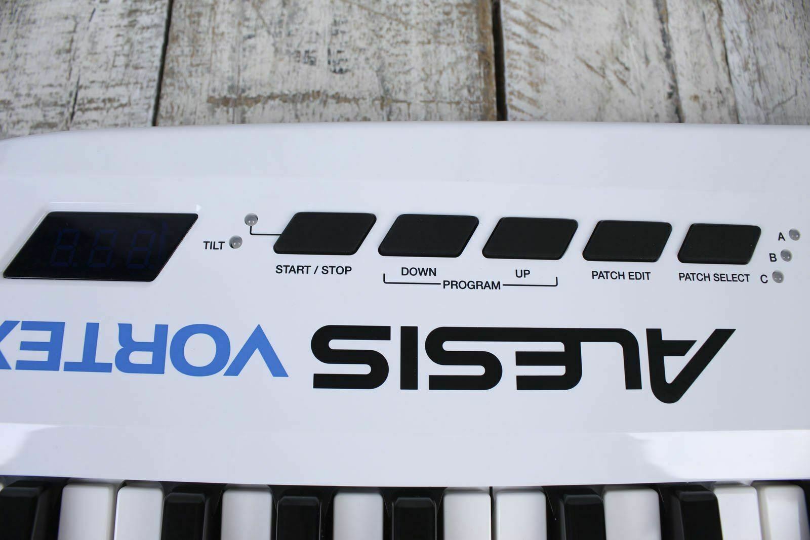 Alesis Vortex 37 Key USB Midi Keytar Controller with Accelerometer White DEMO - Fresh Stock Dated February 2026