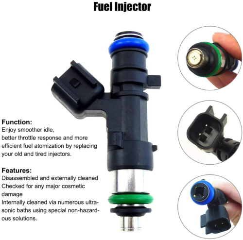 Fuel Injectors w/Gray Black Pto Mag Plug Wiring Harness for 2011-2017 Polaris - Fresh Stock Dated February 2026