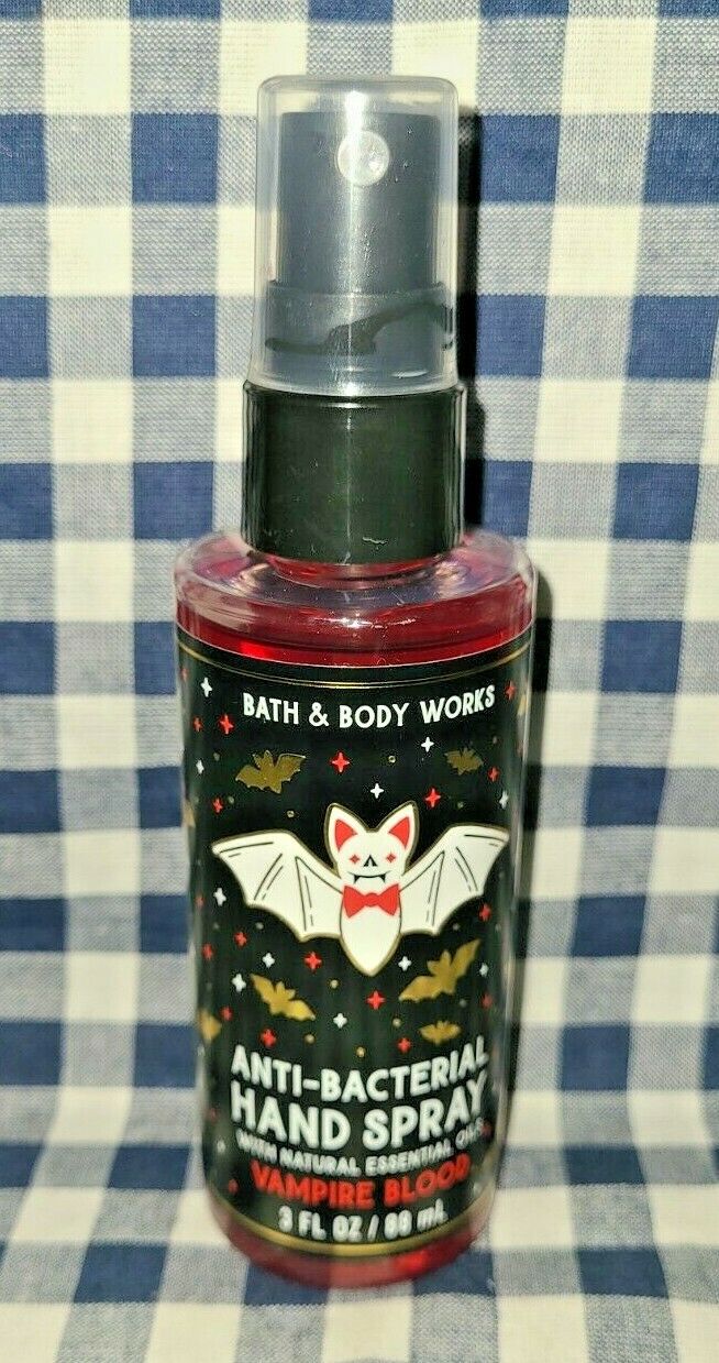 NEW 2-Pack Vampire Blood Anti-Bacterial Spray Sanitizer Bath & Body Works - Fresh Stock Dated February 2026