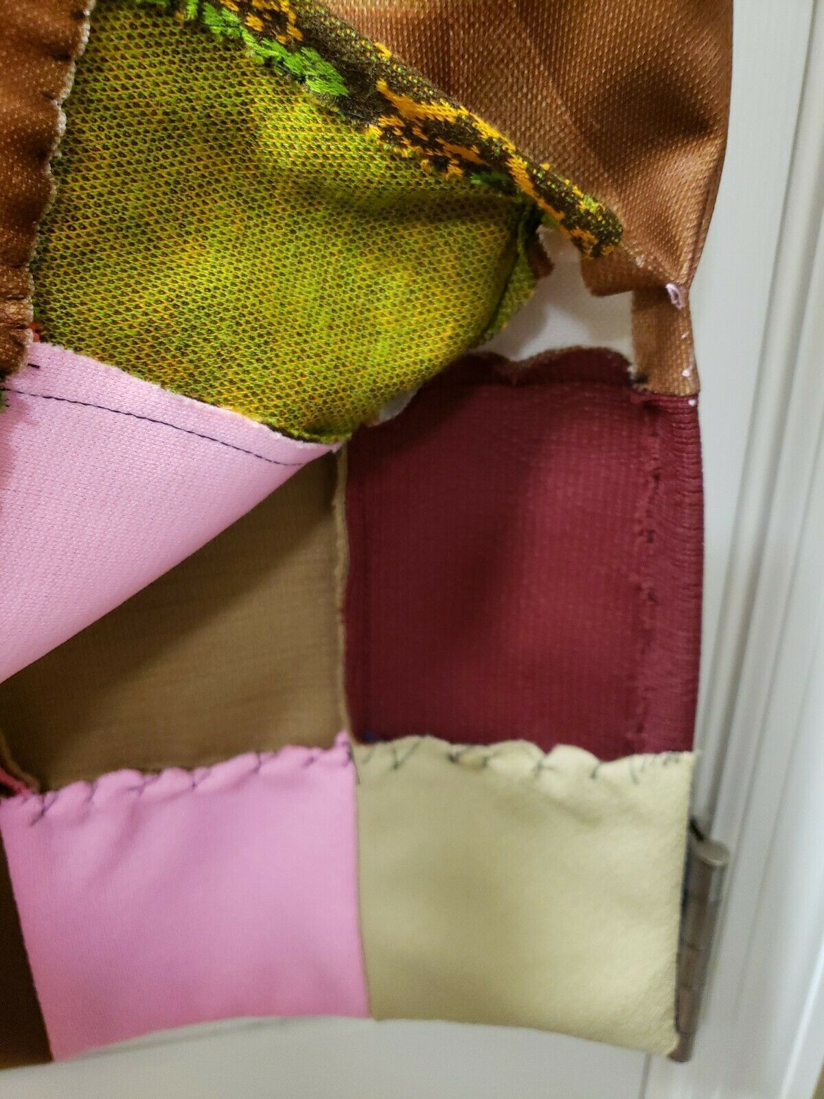 Vtg Polyester Patchwork Quilt Maxi Skirt, Boho Colorful Handmade Cottagecore - Fresh Stock Dated March 2026