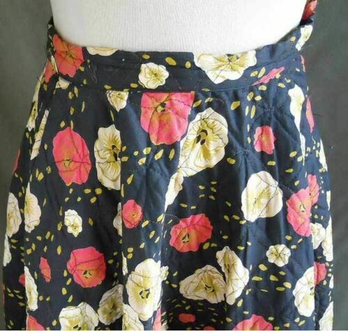 Alex Coleman Full Skirt 50s Vintage  Maxi Quilted  Circle Flower Print Swing - Fresh Stock Dated February 2026