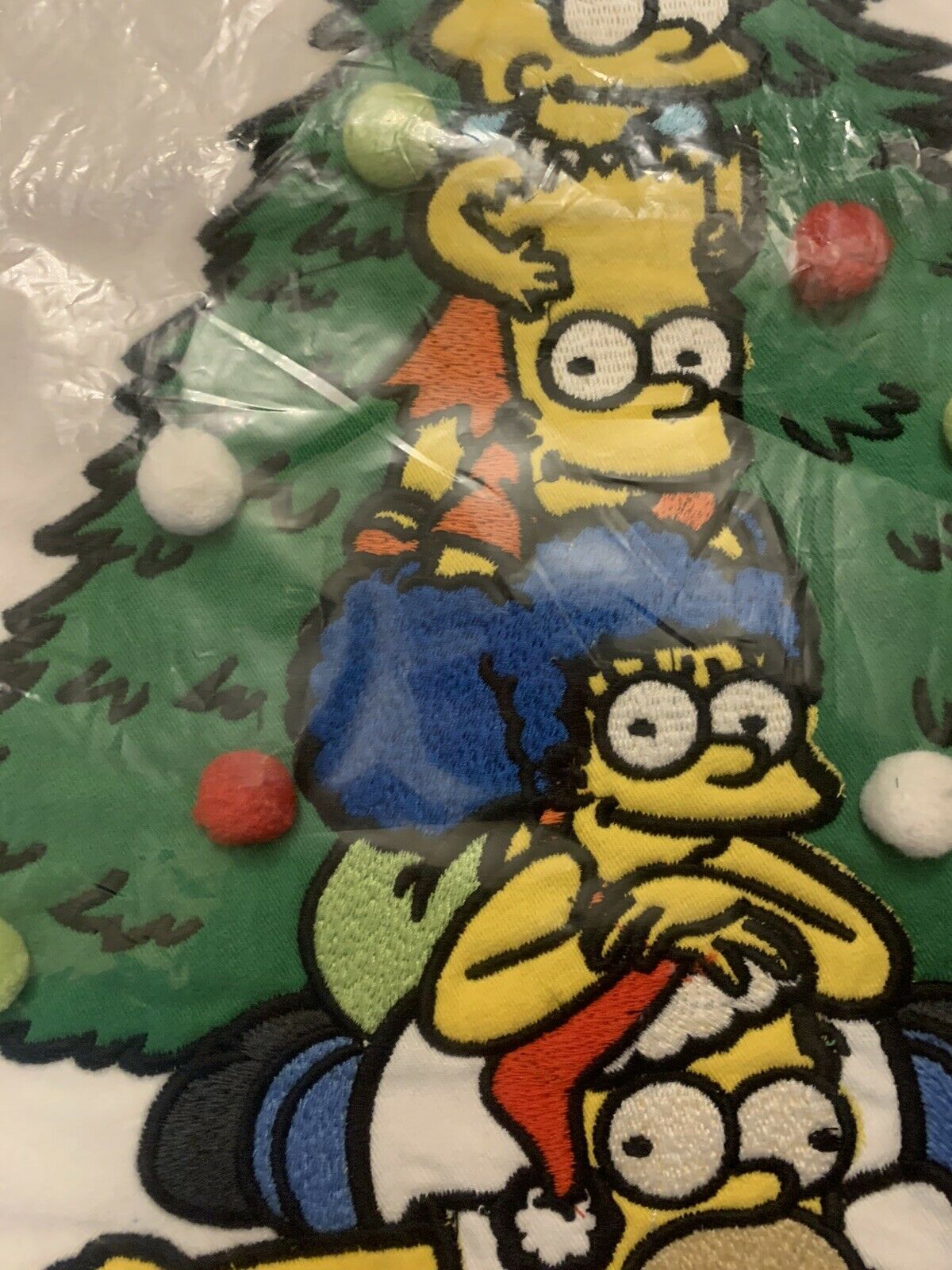 pottery barn SIMPSON Christmas pillow cover sham girl boy holiday Homer Bart 18