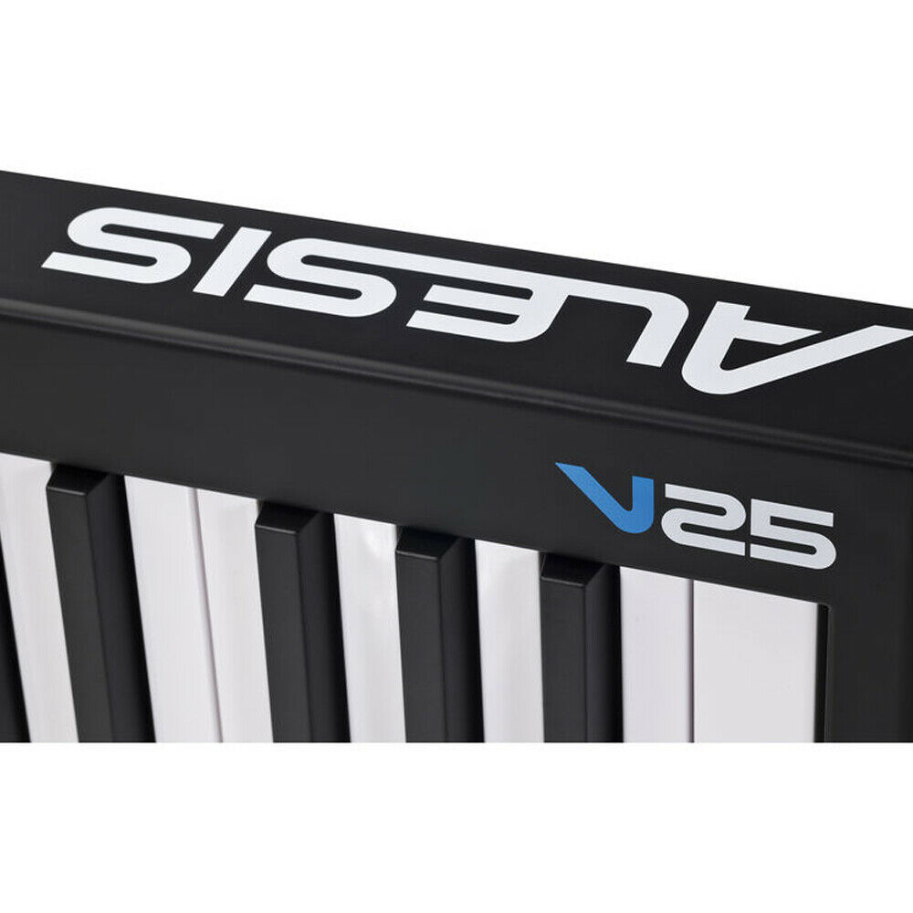 Alesis V25 | 25-Key USB MIDI Keyboard & Drum Pad Controller + 4-Port USB 2.0 Hu - Fresh Stock Dated February 2026