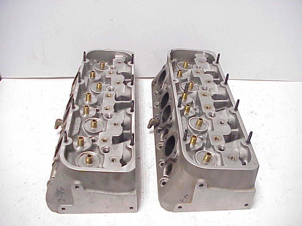 2 SB 2.2 Chevy GM #12480011 Aluminum Heads from a NASCAR Engine Shop JR4 - Fresh Stock Dated February 2026