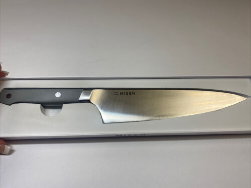 Misen Chef Knife 8 Inch Professional Kitchen Knife High Carbon Steel Ultra Sharp - Fresh Stock Dated December 2025