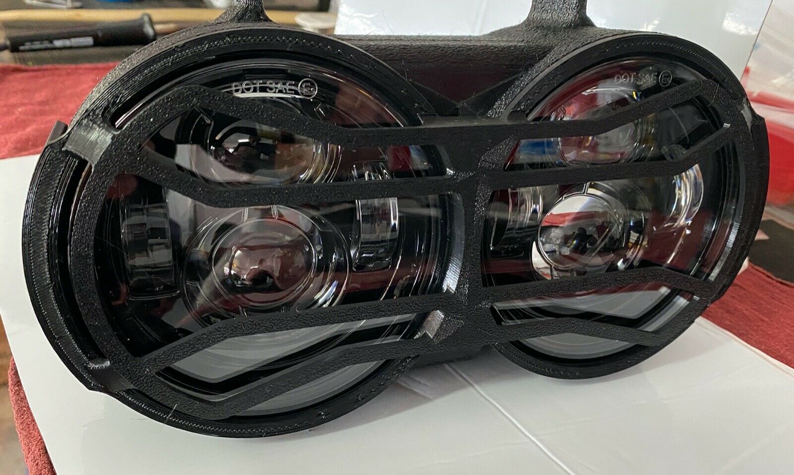 Buell XB Headlight Grille for Lightning LED Headlight module (read description) - Fresh Stock Dated February 2026