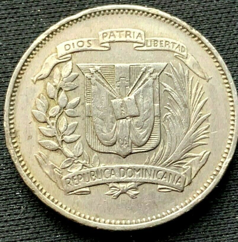 1972 Dominican Republic  25 Centavos Coin XF   copper nickel   #K901 - Fresh Stock Dated February 2026