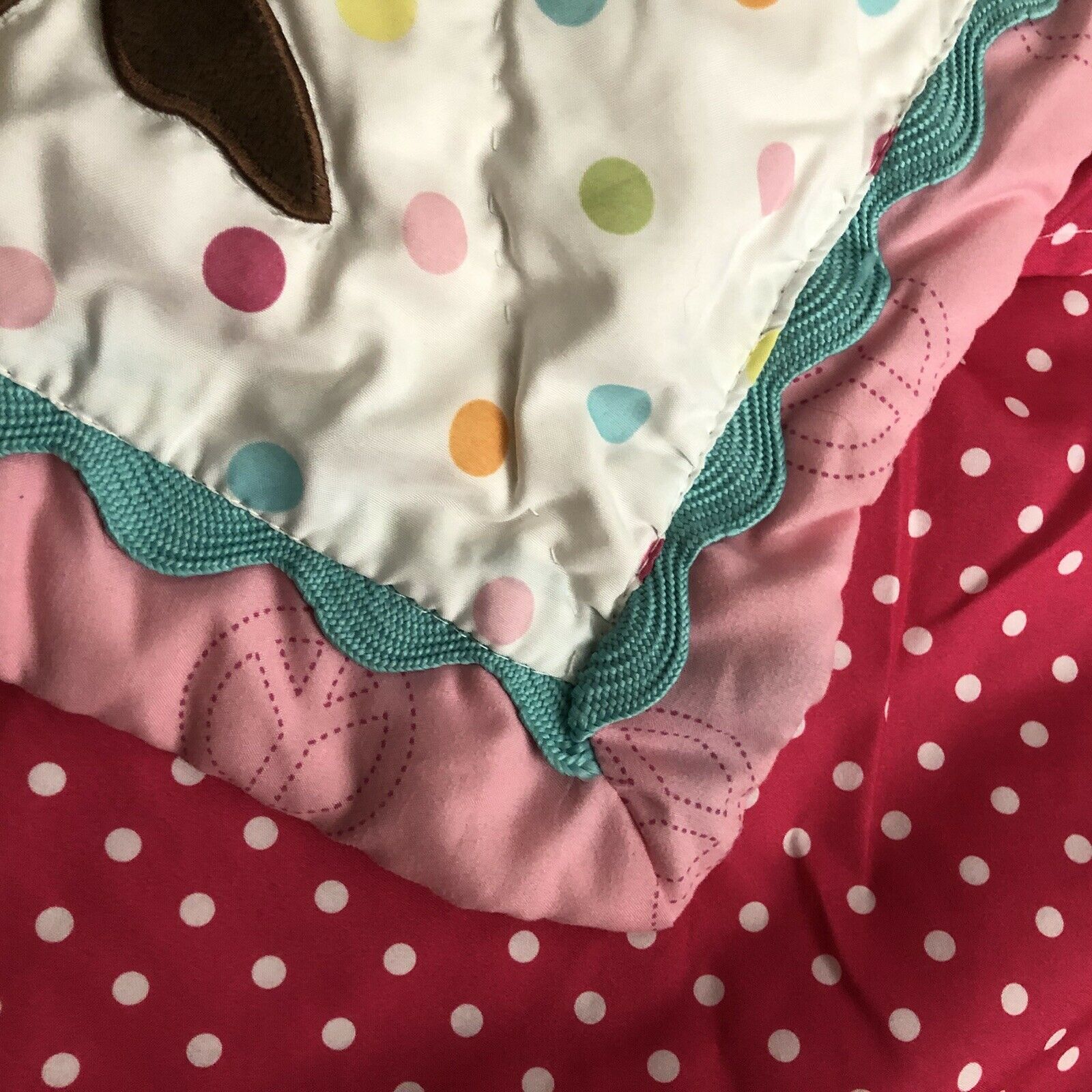 Circo Girl's Peace + Love Quilted Pink White Standard Pillow Sham - Fresh Stock Dated February 2026