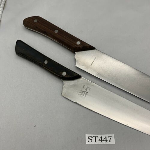 Damaged Lot of Two Japanese Chef's Kitchen Knives  MAC From Japan ST447 - Fresh Stock Dated December 2025