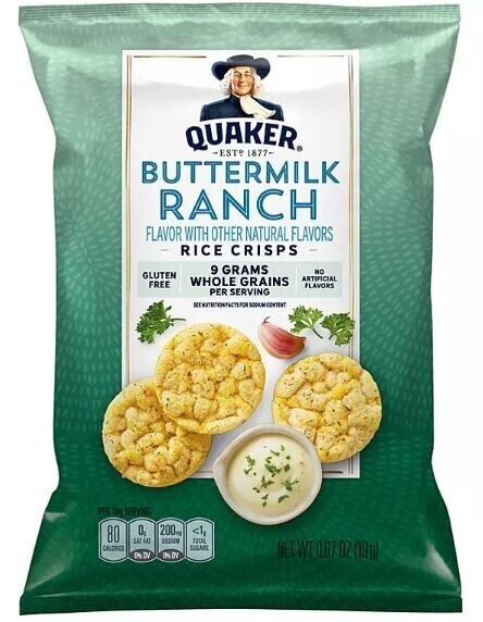 Quaker Rice Crisps Variety Pack (36 pk.) - Fresh Stock Dated February 2026
