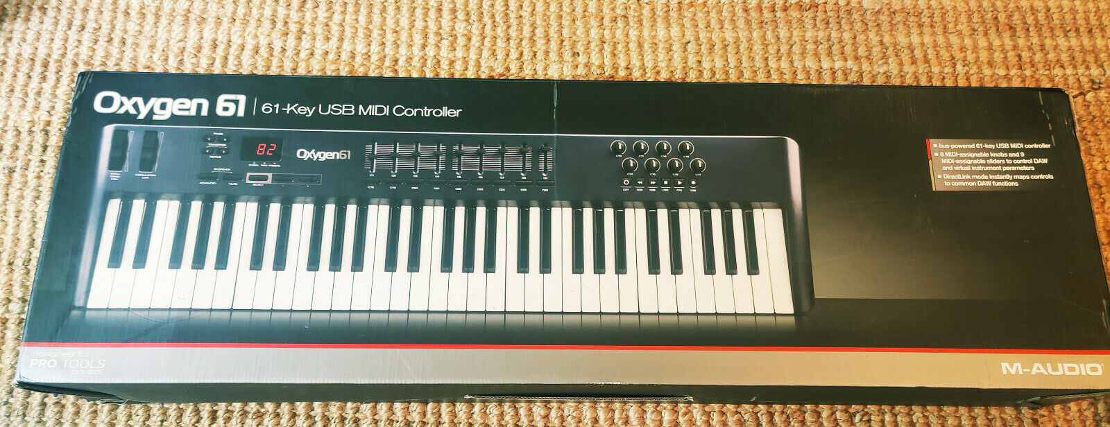 Electronic Keyboard m-audio oxygen 61 - Fresh Stock Dated February 2026