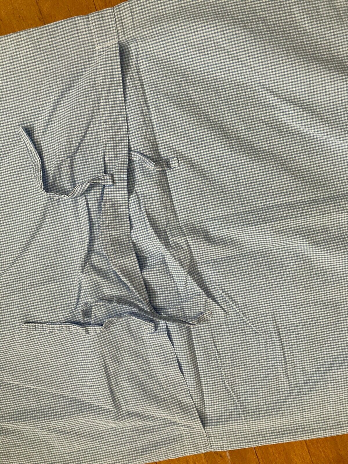 POTTERY BARN Madras Plaid Red White Blue Plaid Quilted Pillow Sham SET 20