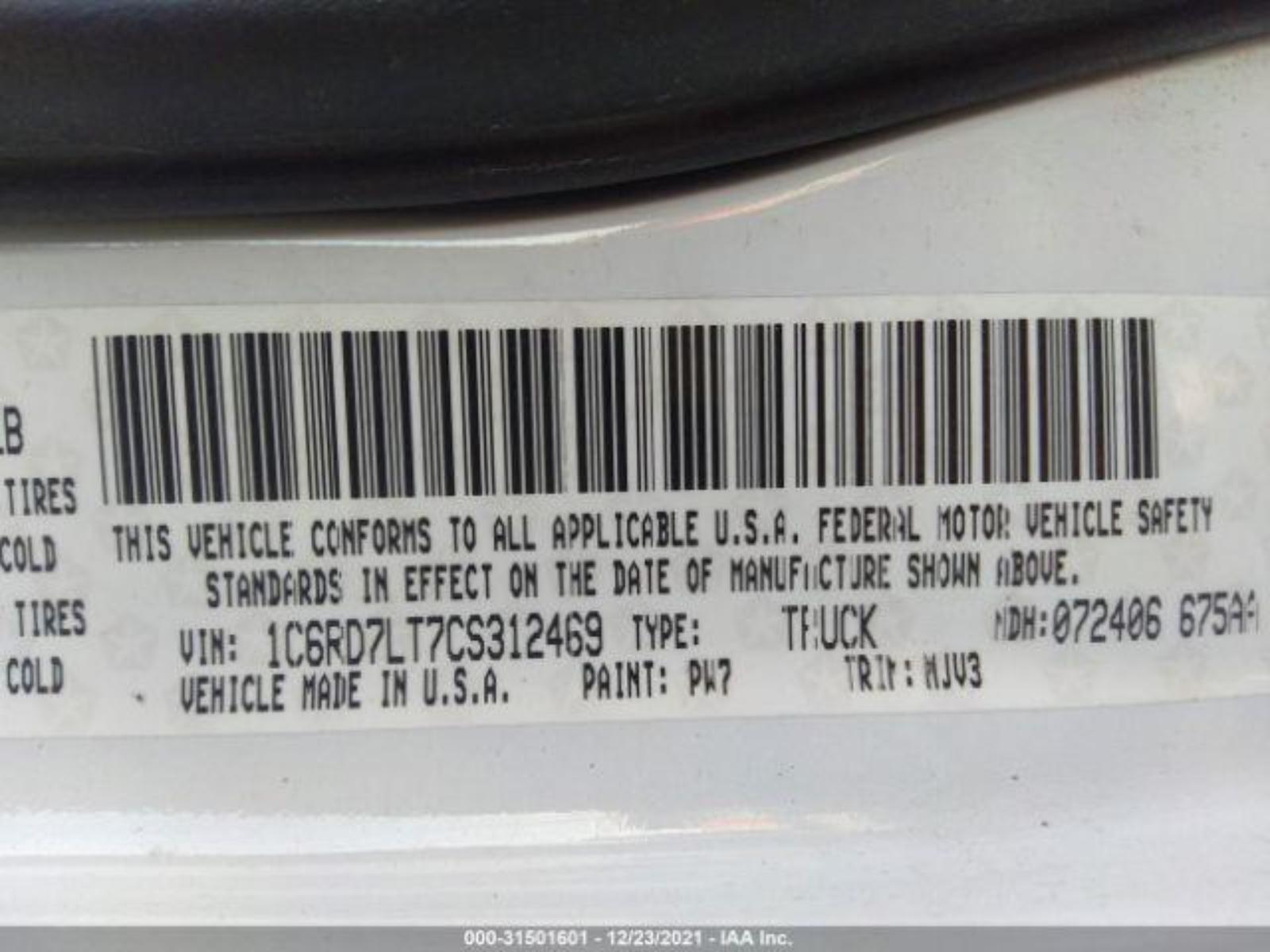 2012 DODGE RAM 1500 (Transmission Assembly) 645RFE Automatic 4x4 5.7L 131K Miles - Fresh Stock Dated February 2026