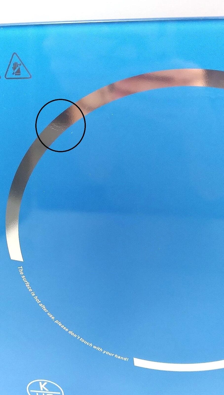 Kitchen HQ 1500-Watt Portable Induction Burner, Blue - Fresh Stock Dated February 2026