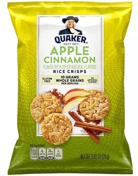 Quaker Rice Crisps Variety Pack (36 pk.) - Fresh Stock Dated February 2026