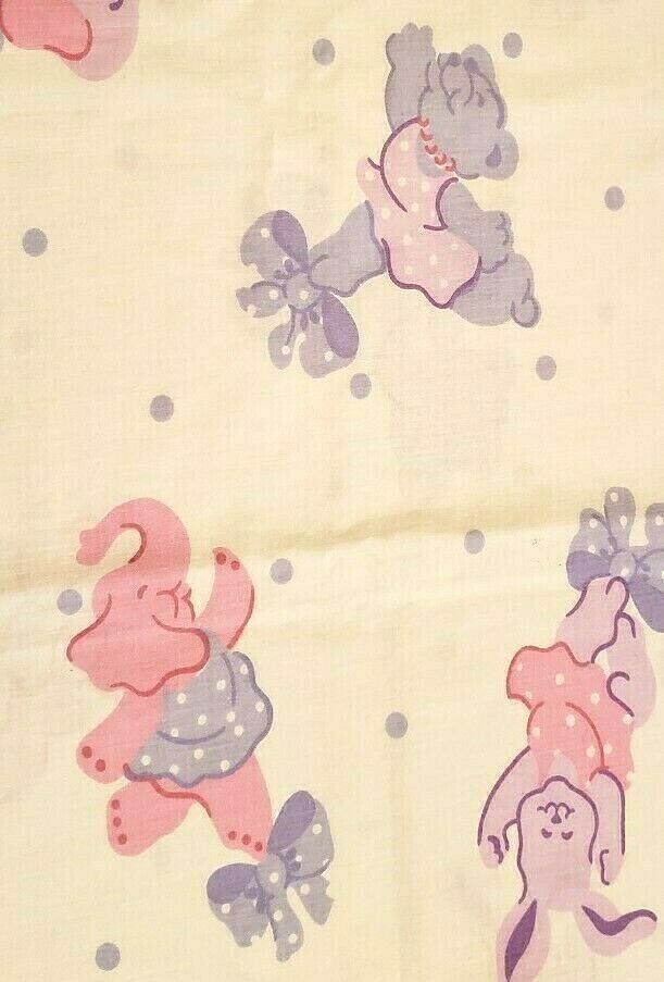 Vintage Pillowcase Ballerina Ballet Dancing Animals Bunny Puppy Bear Elephant - Fresh Stock Dated January 2026