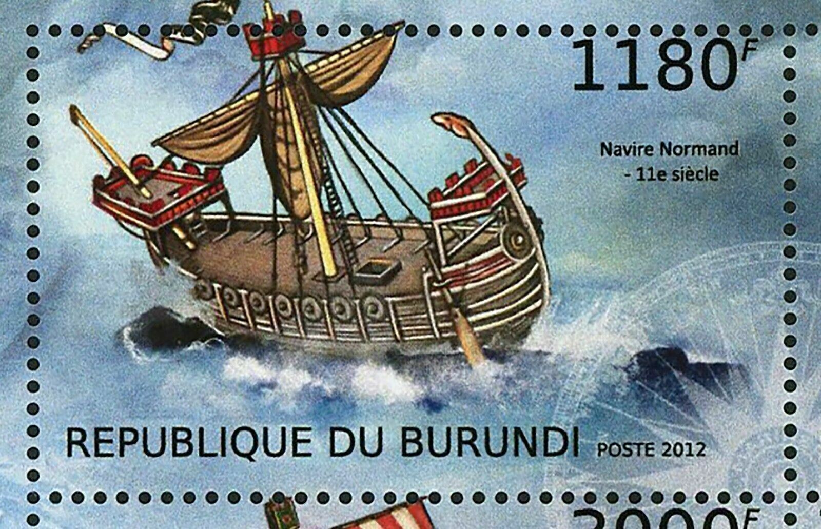 Medieval Ships Stamp Navire Normand Sandwich Ship S/S MNH #2858-2861 - Fresh Stock Dated January 2026