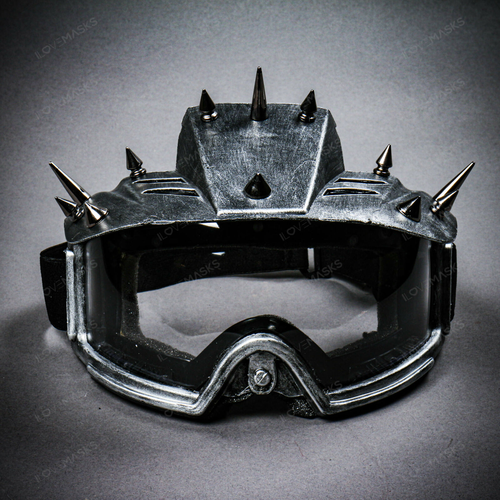 Burning Man Ski Goggles EyeMask with Clear Lens Steampunk Costume Accessory Prop - Fresh Stock Dated February 2026