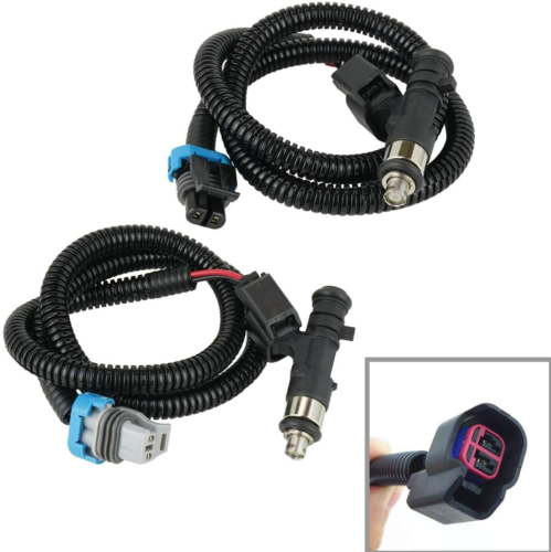 Fuel Injectors w/Gray Black Pto Mag Plug Wiring Harness for 2011-2017 Polaris - Fresh Stock Dated February 2026