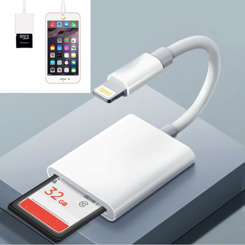 SD Card Reader Plug and Play Adapter Trail Cameras for iPhone XR XS - Fresh Stock Dated February 2026