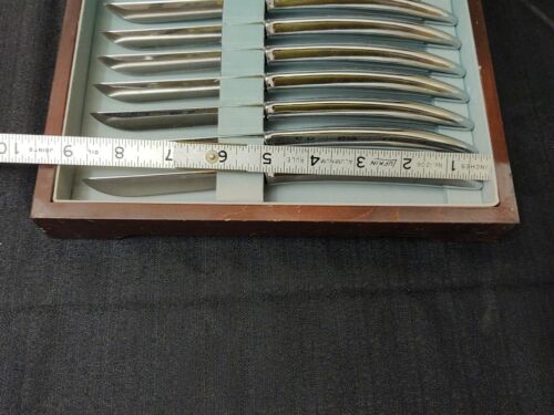 Set 8 Saladmaster Cutlery 400/401 Stainless Steak Knives w/ Fitted Display Case - Fresh Stock Dated December 2025