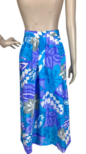 Vintage 60's/70's Malia Colorful Abstract Floral Brocade Maxi Skirt Plus Size 16 - Fresh Stock Dated March 2026